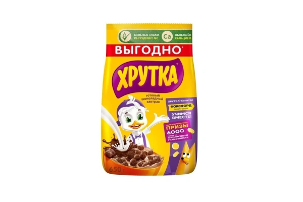 NESTLE Завтрак ХРУТКА гот.шок.обог.650г