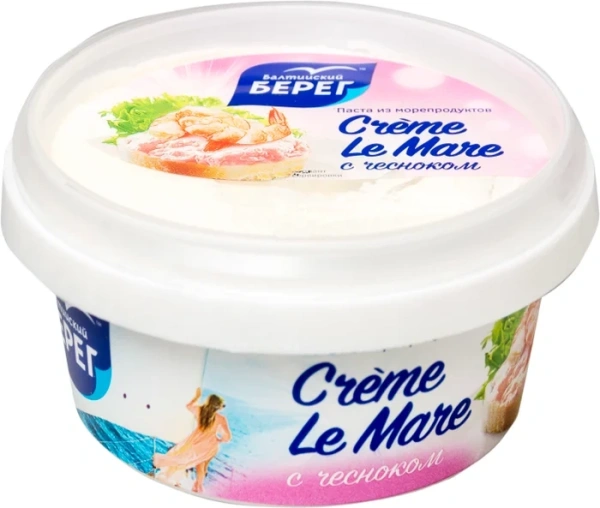 Паста CreMar из морепродуктов с чесноком Балтийский берег, 150г