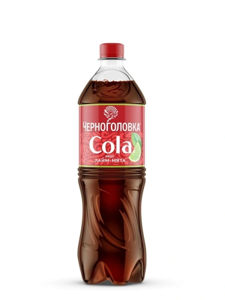 Напиток Черноголовка Кола лайм-мята безалкогольный, ПЭТ 1л