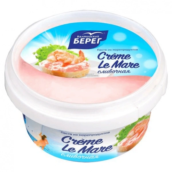 Паста CreMar из морепродуктов со сливками Балтийский берег, 150г