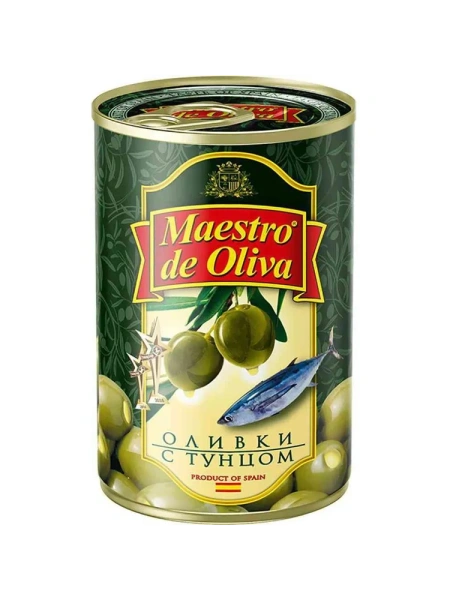 Оливки с тунцом 314 мл ТМ Maestro de Olivа/12