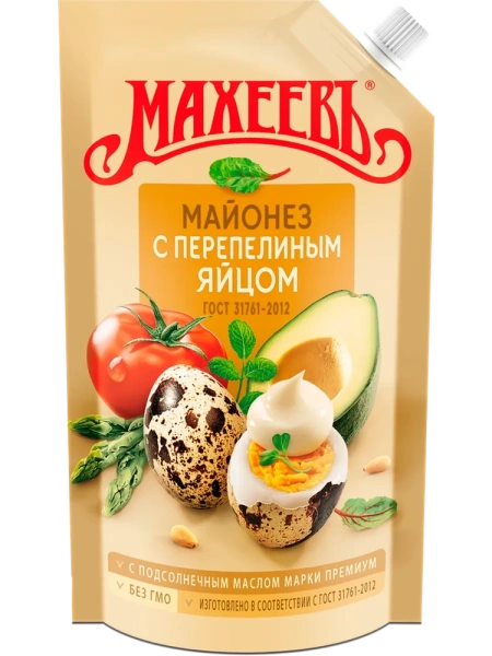 Майонез Провансаль на перепелиных яйцах Норма Вкуса, 67%, 400г