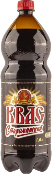 Квас традиционный Староминский, ПЭТ 1,5л