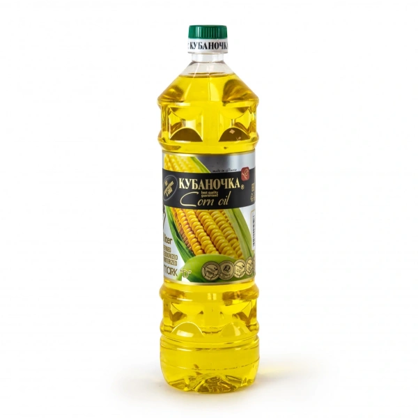 Масло кукурузное «Кубаночка», 1 л (рафинированное)