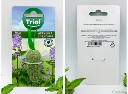 Игрушка для кошек Triol из прессованной кошачьей мяты