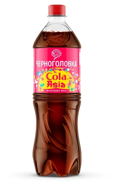 Напиток Черноголовка Asia Cola безалкогольный, ПЭТ 1л