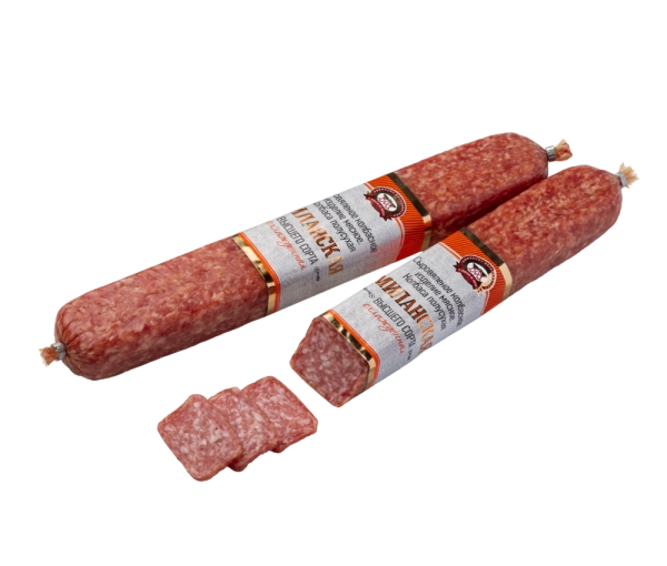 Колбаса сыровяленая "Миланская" Пан Фазан, целая 240г